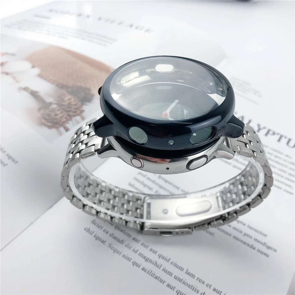 Корпус и ремешок active 2 для samsung gear s3 frontier galaxy watch 46 мм 42 защитный чехол huawei gt2 20 22