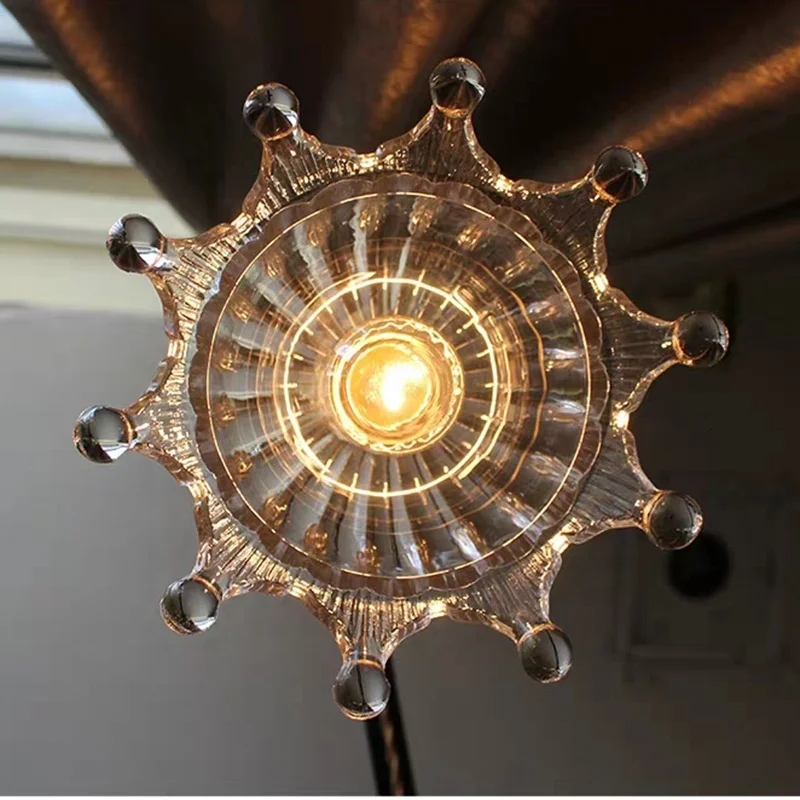 Европейская люстра в минималистичном стиле стеклянная подвессветильник ПА для