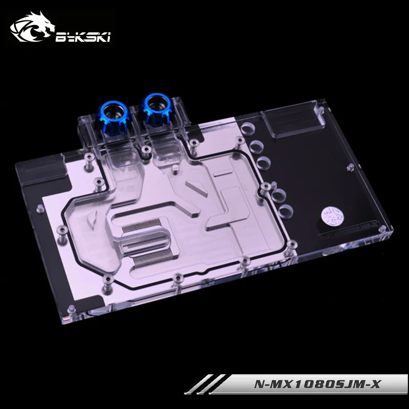 Bykski видеокарта водный блок для Maxsun PLAIT GTX1080 Super JetStream 8G GPU VGA кулер N MX1080SJM X|Кулеры и