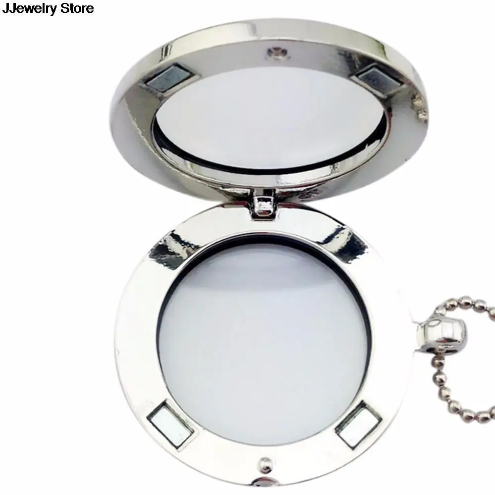 4 цвета 2 стиля 30 мм Круглый Магнитный стеклянный плавающий медальон Подвески