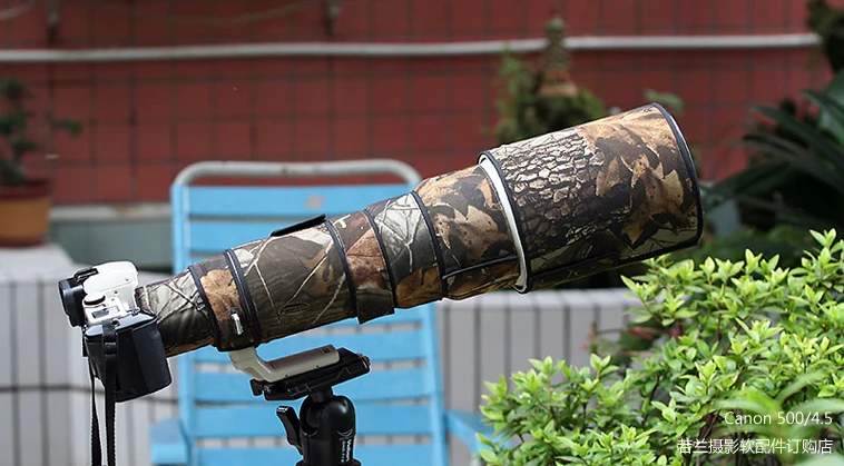 Линзы rolanpro камуфляжное пальто дождевик для Canon EF 500 мм F/4,5 L USM объектив защитный чехол пистолеты одежда для SLR объектив камеры
