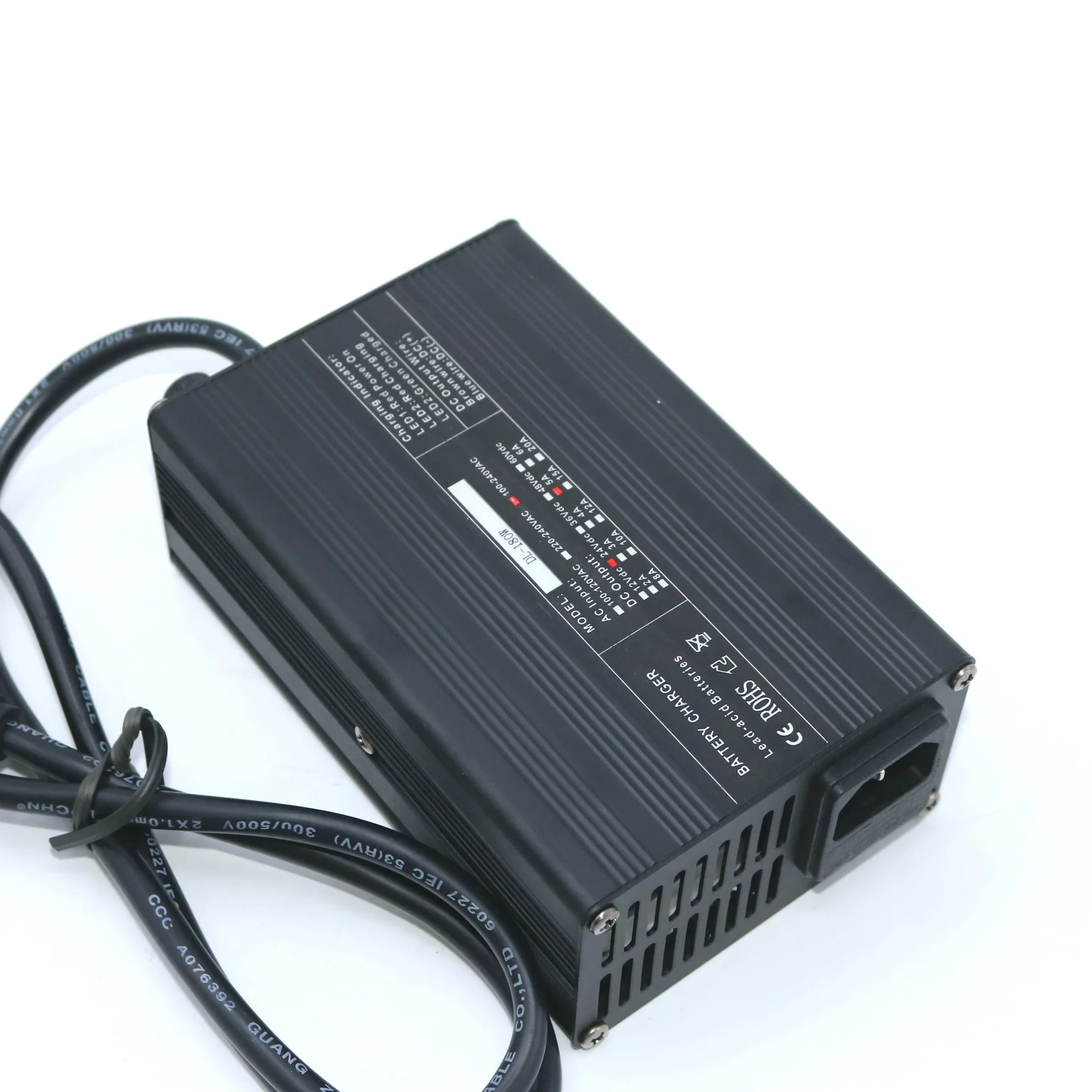 100-240V 24V 5A Электрический велосипед/tristyle/зарядное устройство свинцово-Кислотное устройство для быстрой зарядки аккумулятора CE& RoHS Бразилия/США все можно использовать