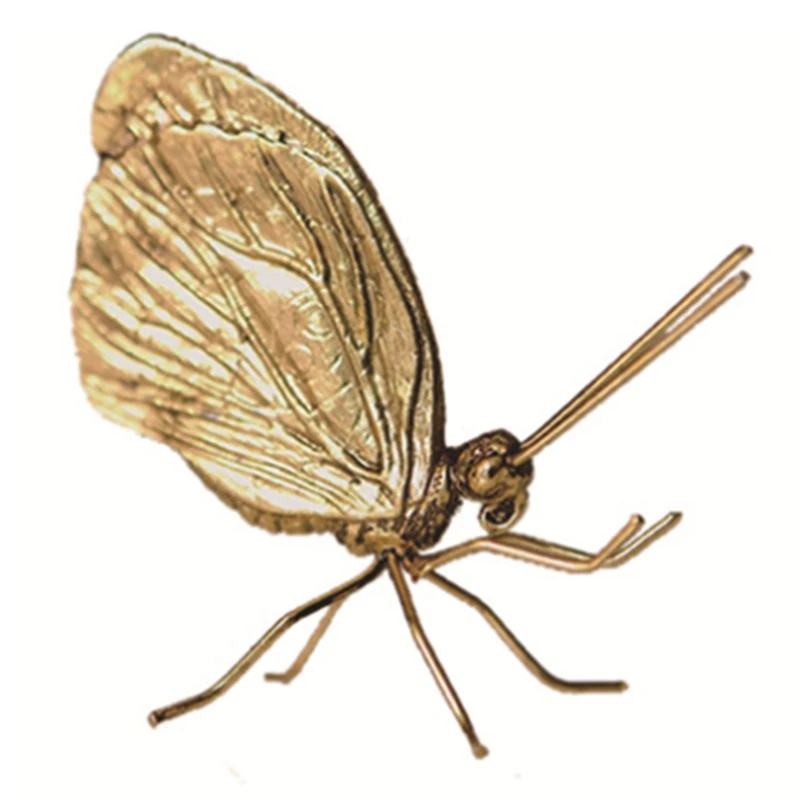 

Creative Living Room Model Room Animal Furnishings Props Metal Butterfly Small Ornaments