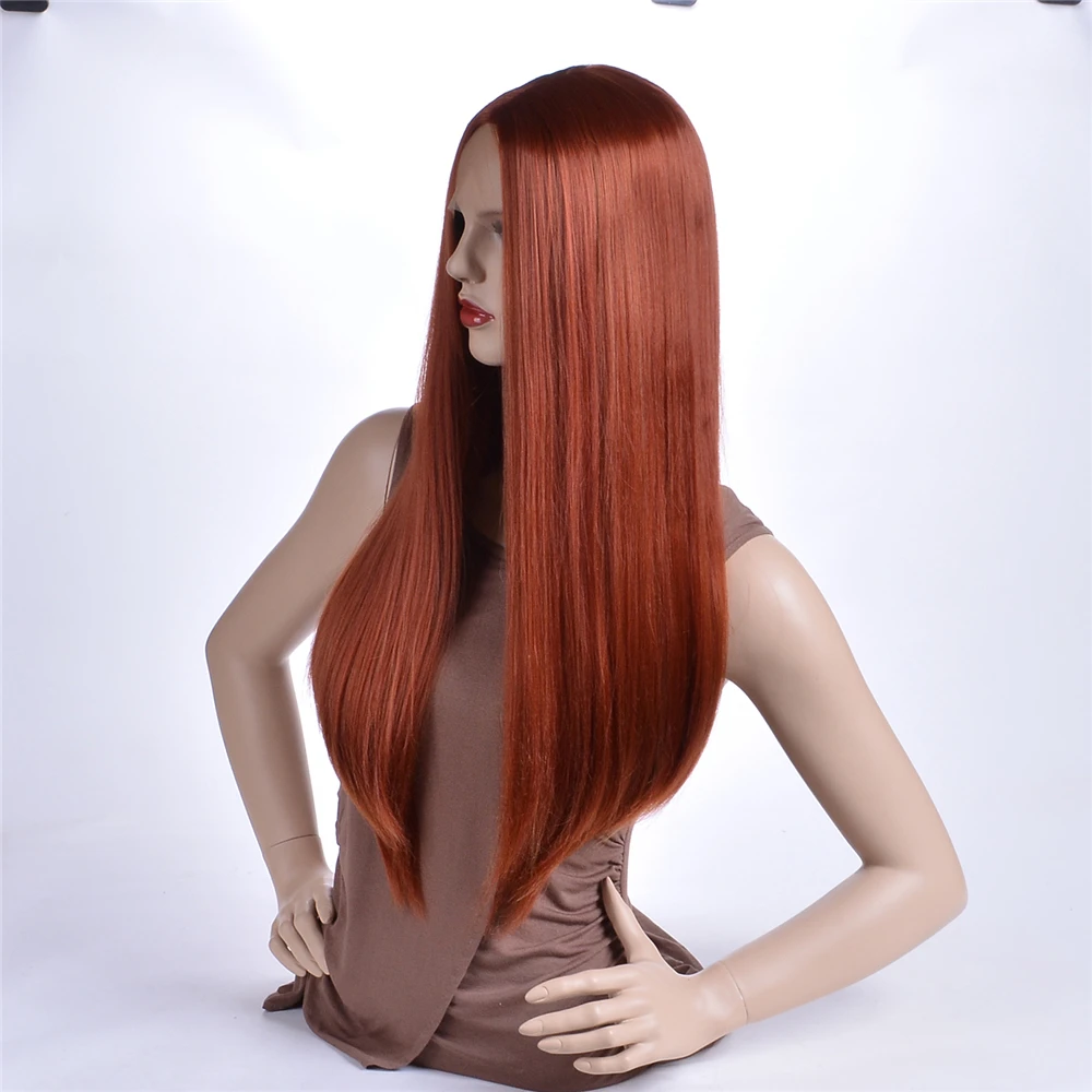 

Foruiya Lace Front Wigs Long Straight Synthetic Wigs for Black Women Heat Resistant Fiber Hair Synthetic Lace Front Wigs