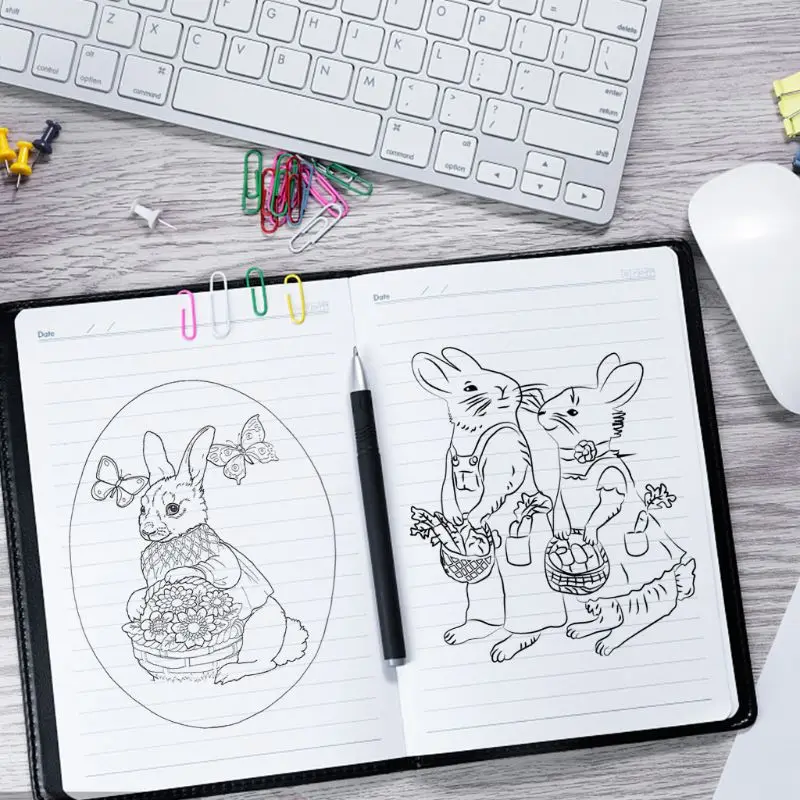 Кролик Силиконовый Прозрачный чехол печать штамп DIY Скрапбукинг рельефная