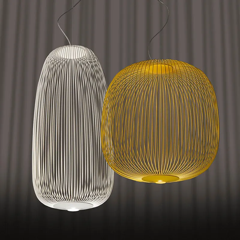 Foscarini спицы 1/2 подвесной светильник s современная светодиодная птичья клетка