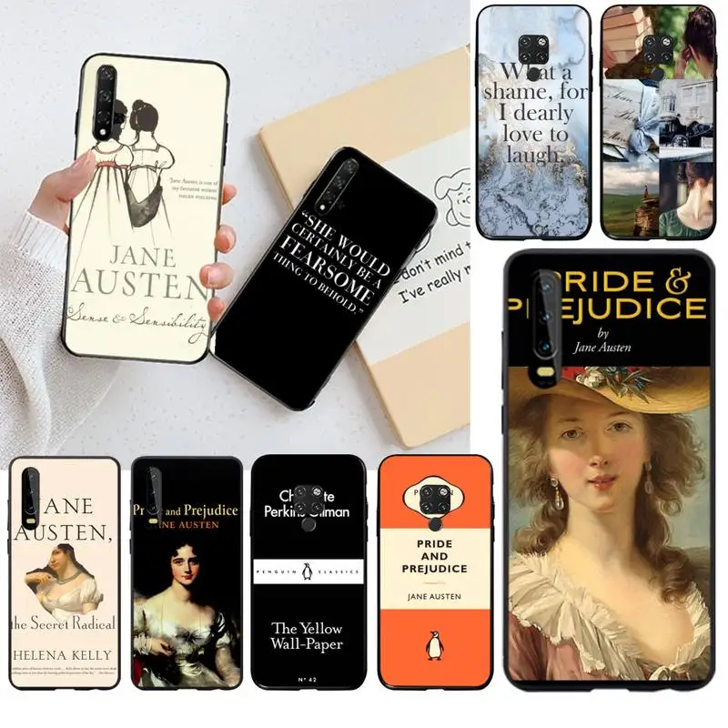 Чехол для телефона HPCHCJHM Pride And Ford Jane Austen Huawei P30 P20 lite Mate 20 Pro P Smart 2019 prime|Бамперы| |