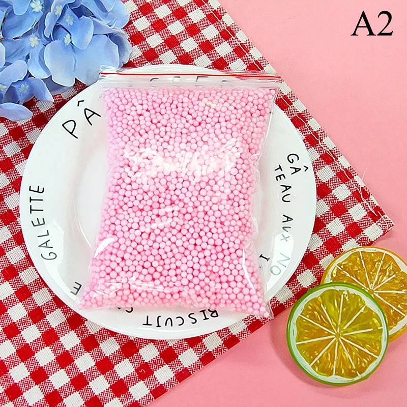 

One Pack Snow Mud Particles Accessories Slime Balls Small Foam Beads For Foam Filler For DIY Craft Supplies