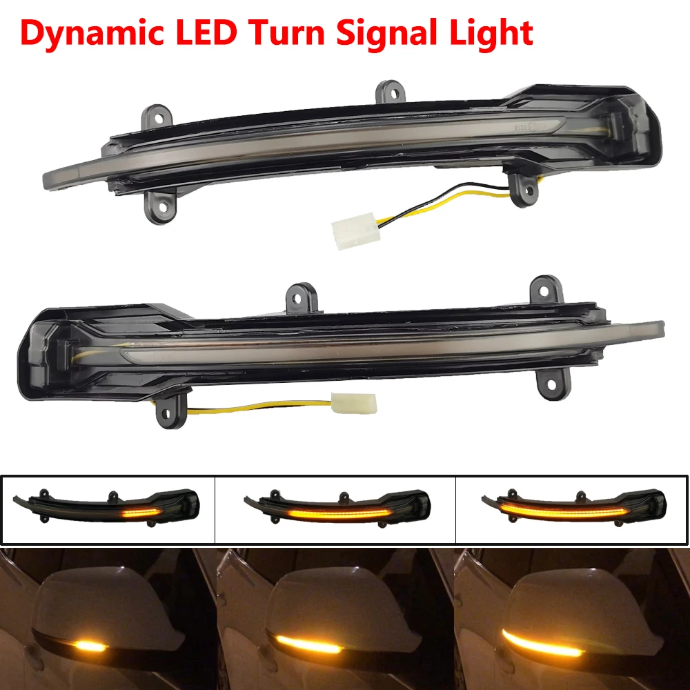 

2PCS LED Dynamic Turn Signal Blinker For Audi Q5 SQ5 8R Q7 4L Side Mirror Light Sequential Indicator 2010 2011 2012 2013