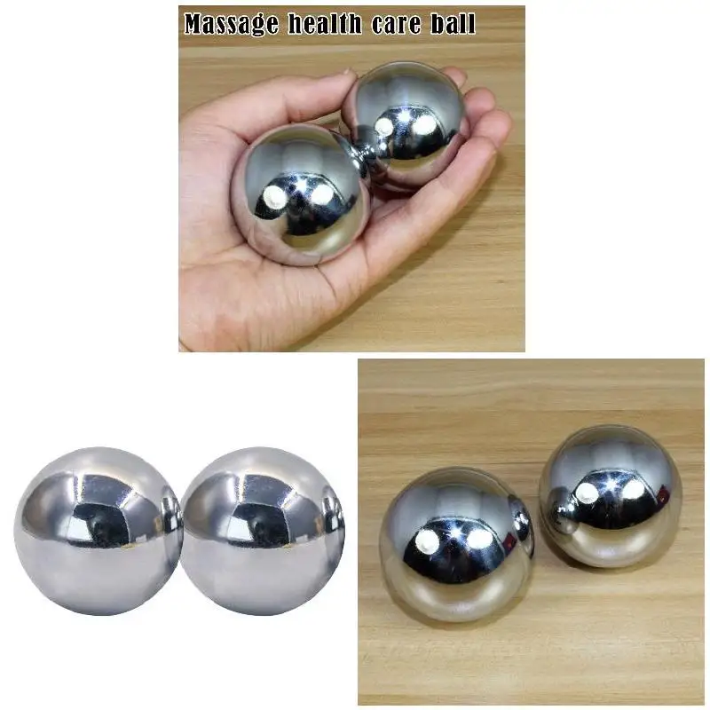 

2 Pcs Hand Massage Ball Stress Relaxation Chinese Health Care for Exercise Fitness PUZ777