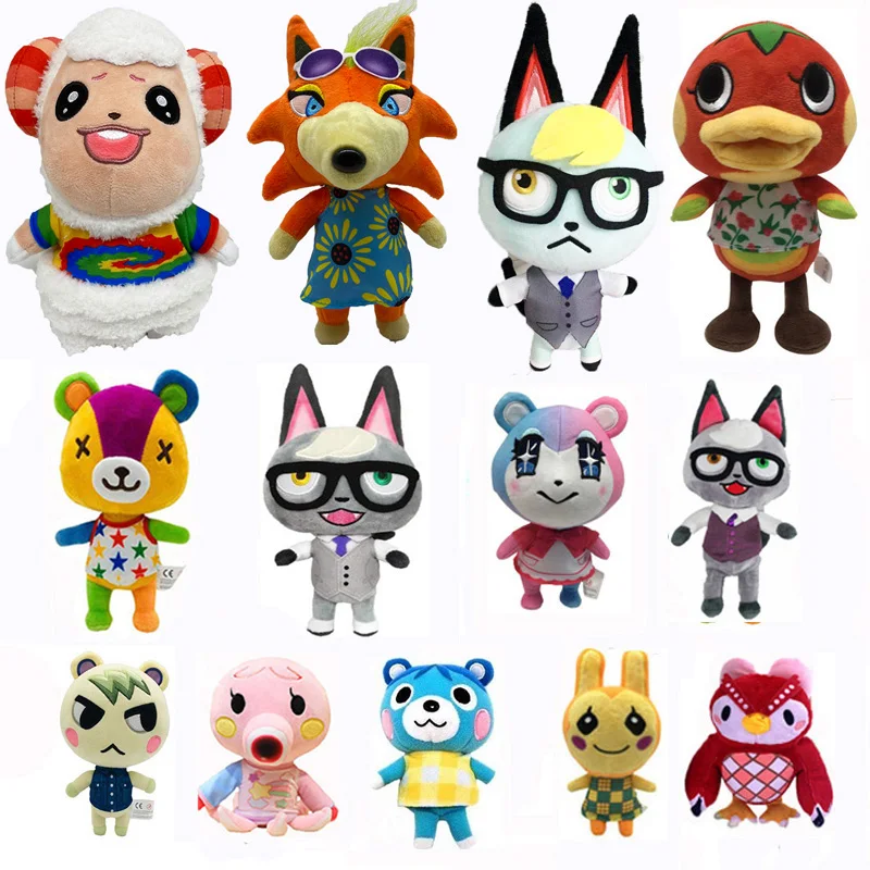 

New Animal Crossing Plush Toys Doll Cartoon Soft Stuffed Toy Animal Crossing New Horizons Raymond Peluche Doll for Children Gift