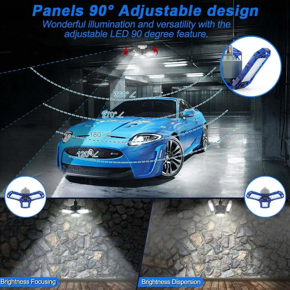 

Light Bulb Fan Light Garage Light Smart Bright Eco-Friendly E27 AC85-265V Black Street Auto Indoor Outdoor Hallway