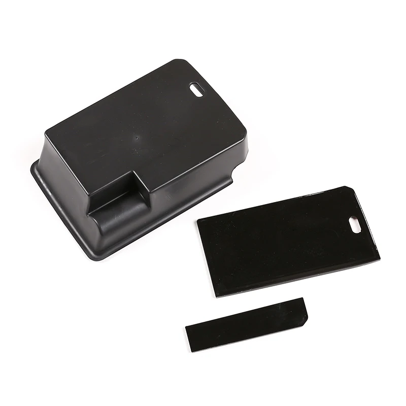 

ABS Car Styling for Audi A3 2021 Central Control Armrest Box Storage Box Black Car Interior Accessories