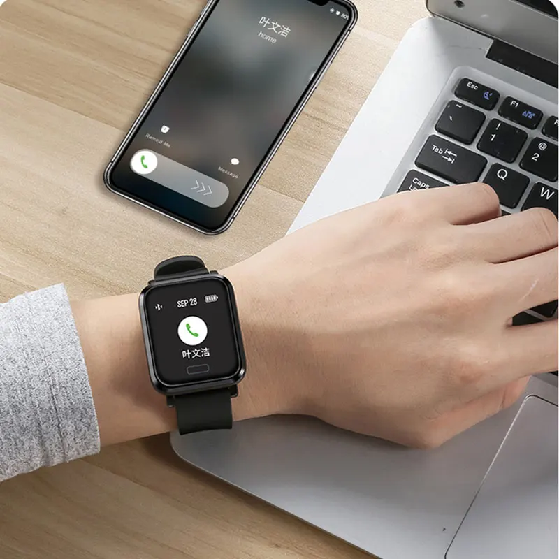 Смарт браслет с измерением артериального давления водонепроницаемый фитнес