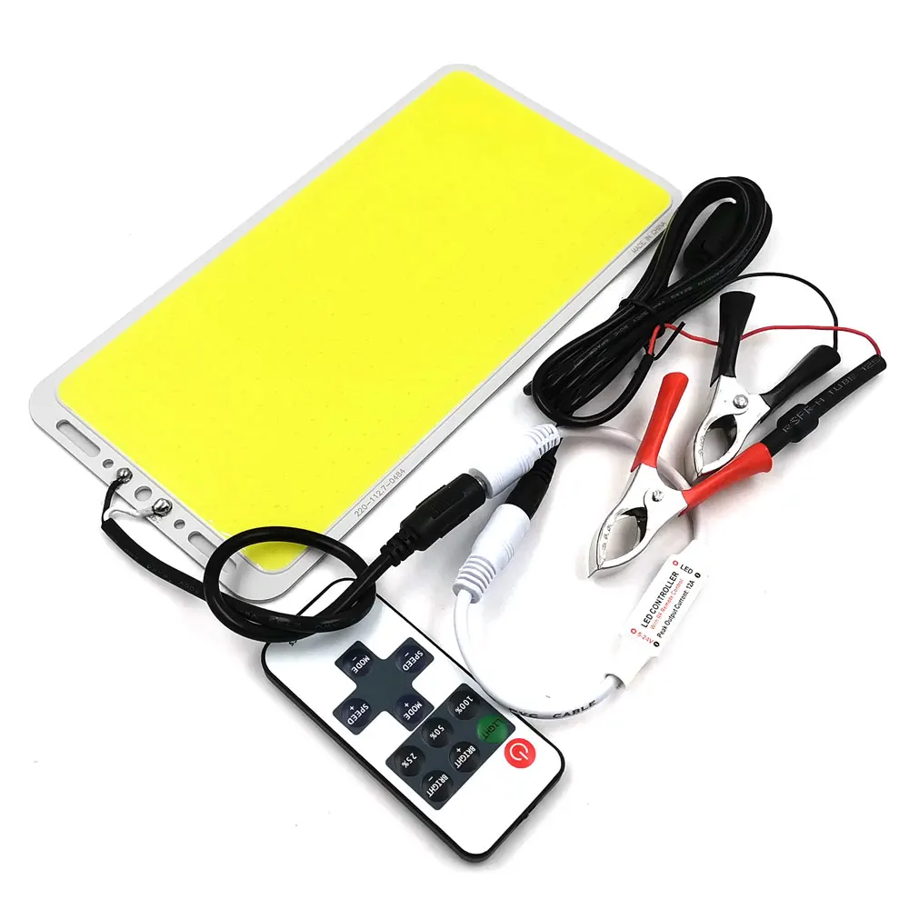 Ultra bright led panel lights 200w cob board lamp with dimmer remote control RC light