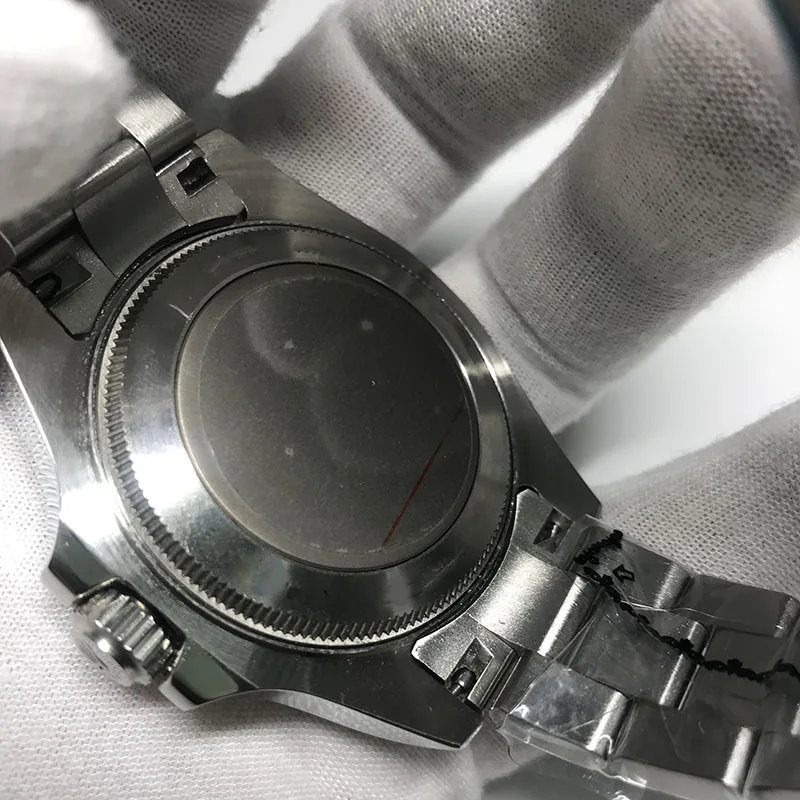 Luxury Brand New Men Stainless Steel Automatic Mechanical Black dial Ceramic Bezel Sapphire Heavy Watch Limited 43mm AAA