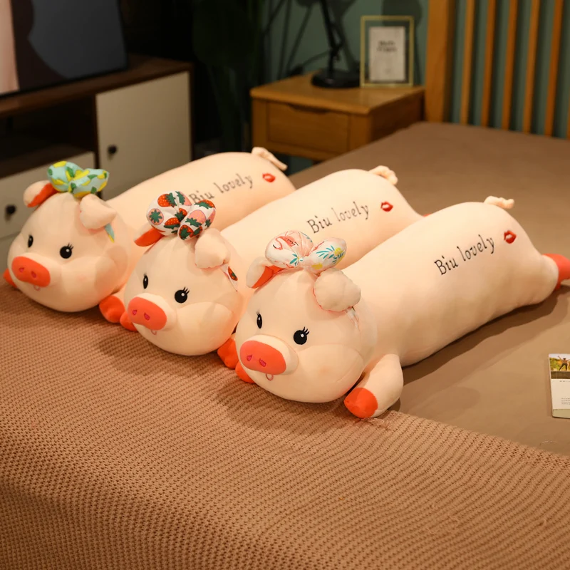 

cute anime makeup pig plush toy room car decoration doll pillow sleep aid girlfriend baby pet birthday holiday gift