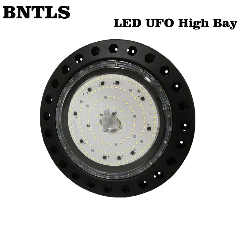

100W UFO Industry Lamp SMD LED Hall Light 220V 110V Mining High Bay Lights Industrial Lighting