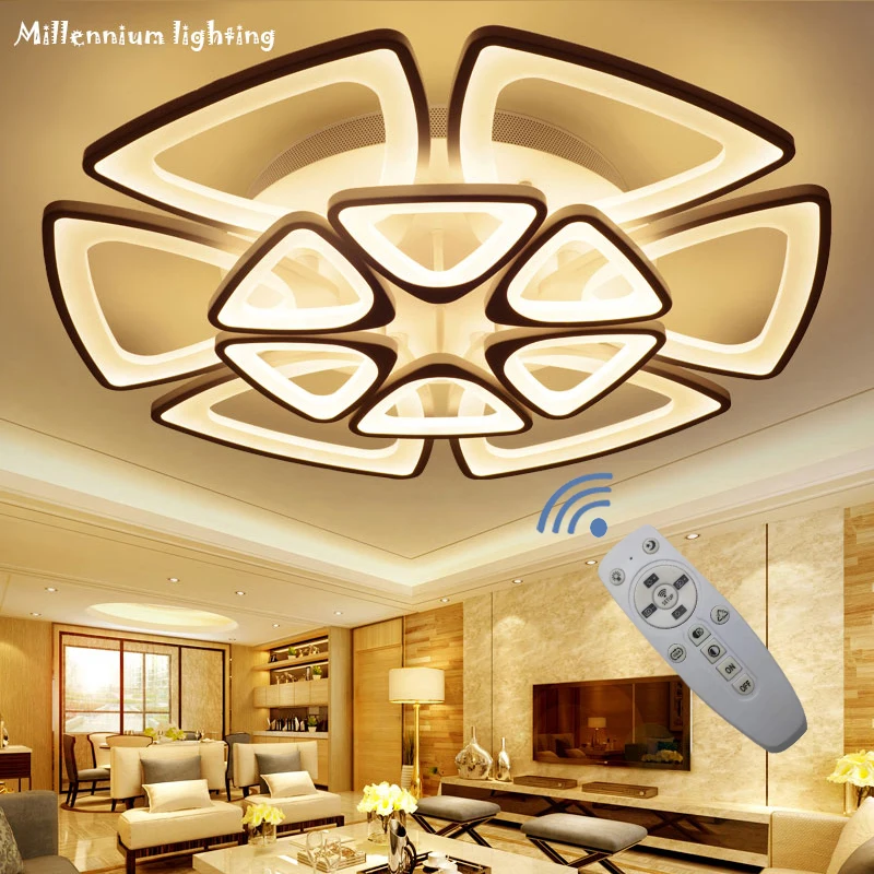 Фото Акриловый современный светодиодный потолочный светильник для гостиной спальни