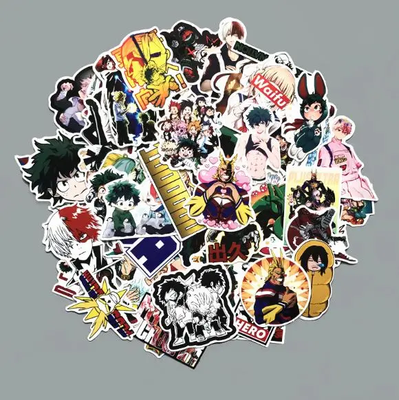 73 шт./компл. горячая Распродажа аниме мой герой академические стикеры Наклейка для телефона автомобиля