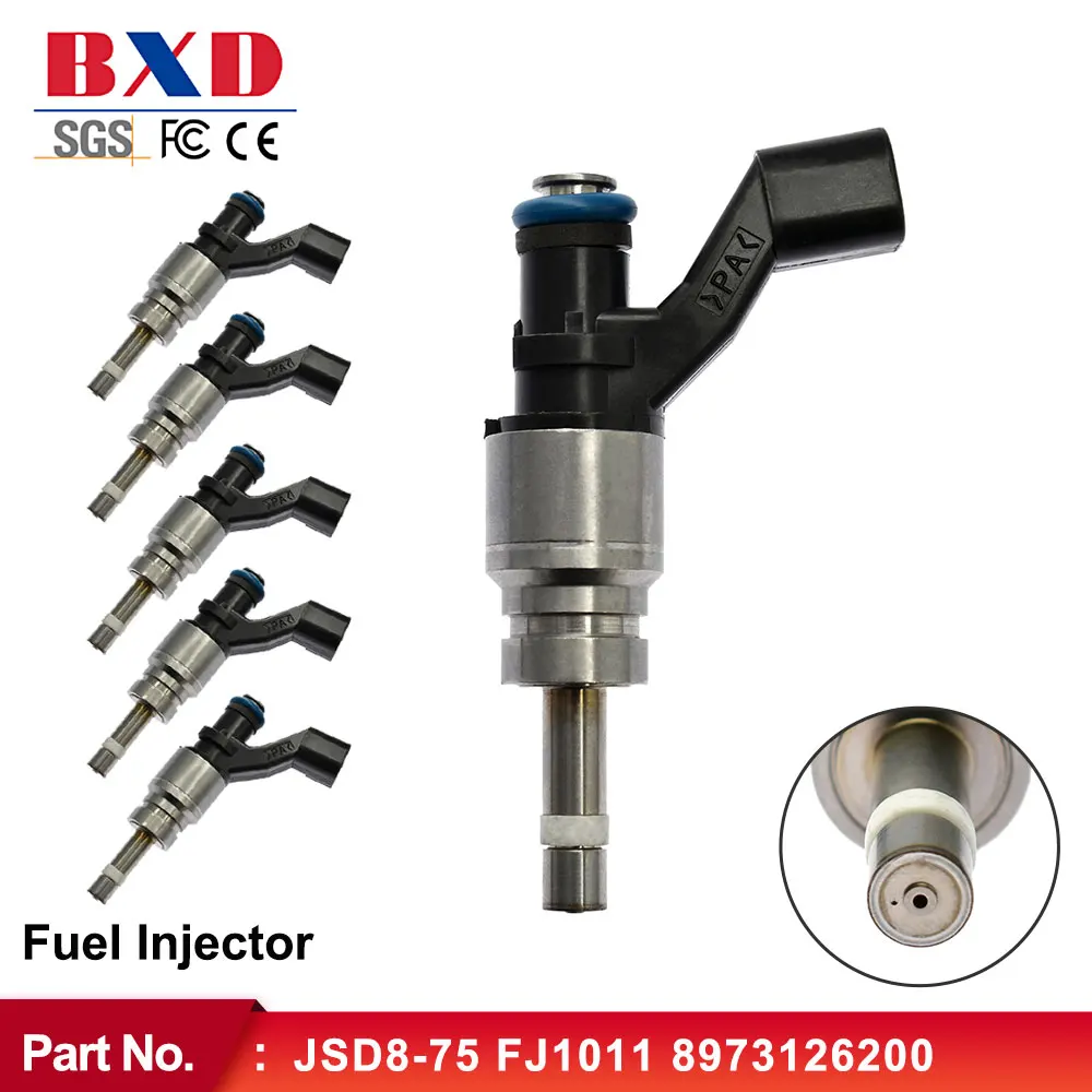 

6PCS Fuel Injector JSD8-75 FJ1011 8973126200 FJ1011 For 2004 ISUZU AXIOM RODEO 3.5L V6