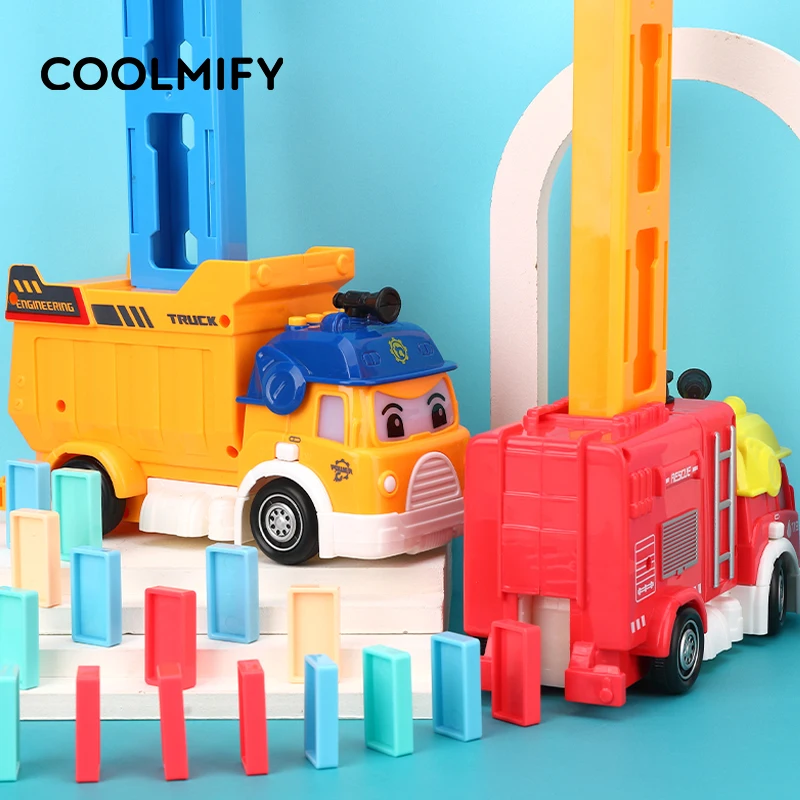 Набор детских игрушек поезда домино игрушки со звуком и подсветкой