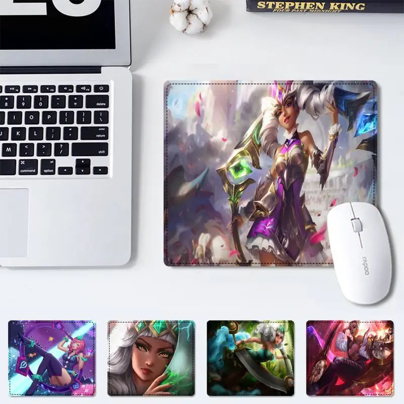 Красивый коврик для мыши LOL qiyan маленький размер резиновый игровой плеер