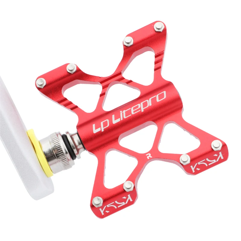 Широкая Нескользящая велосипедная педаль LP Litepro из алюминиевого сплава с