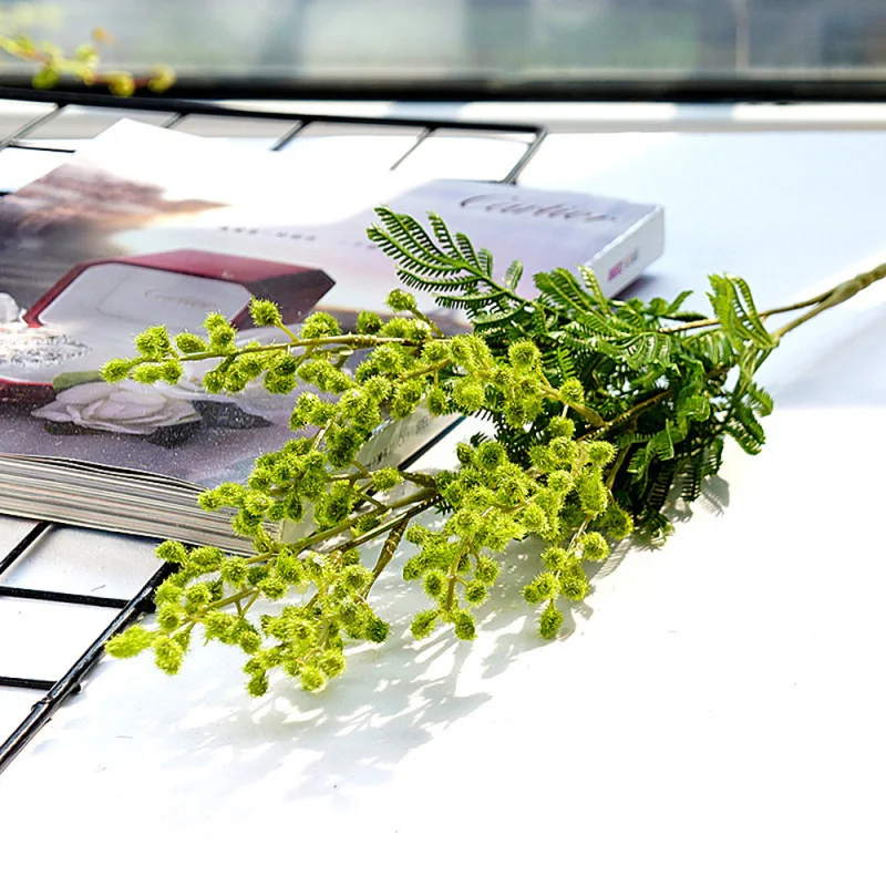 1 шт. имитация растений ветка акации Цветочная композиция материал для