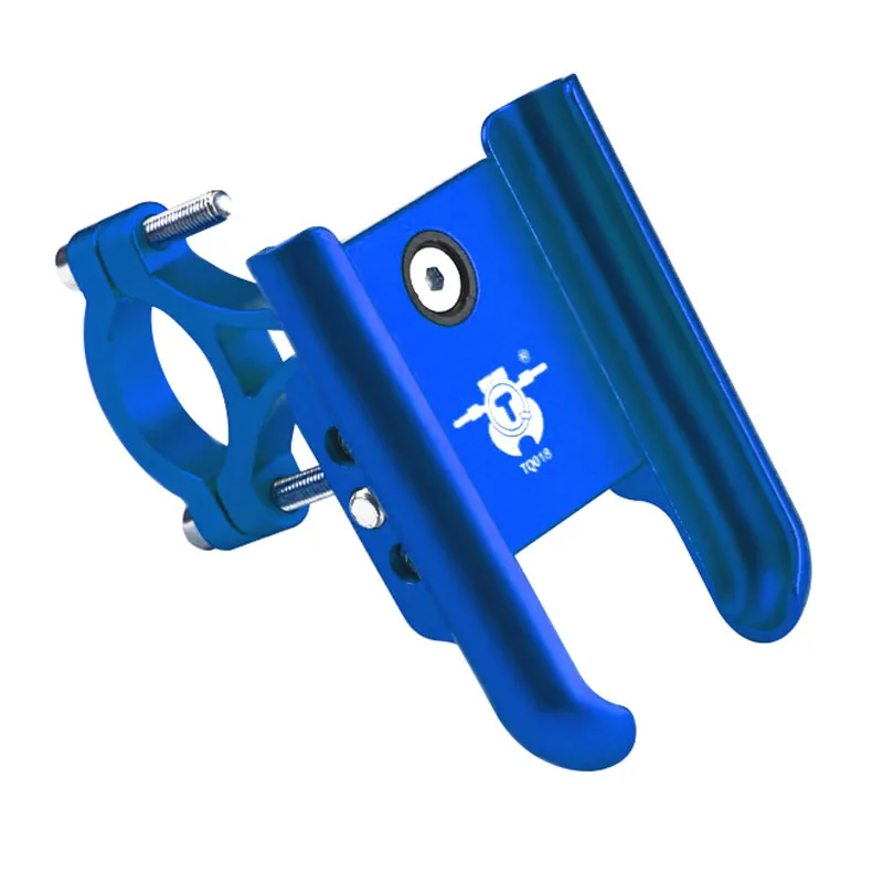 HANDLEBAR BLUE YPAY алюминиевый держатель для телефона на велосипед, мотоцикл, кронштейн заднего вида, настраиваемый держатель для телефона на мотоцикл, руль для велосипеда, крепление для телефона - Цвет: HANDLEBAR BLUE