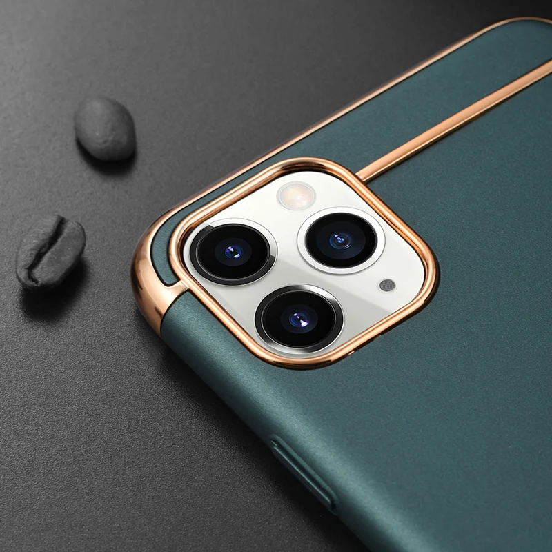 Жесткий чехол с гальваническим покрытием для iPhone 11 Pro Max 7 8 6 6s Plus X XR XS