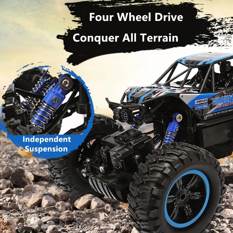 Мощный 4WD 50 км/ч скоростной гоночный RC внедорожный грузовик большой угол