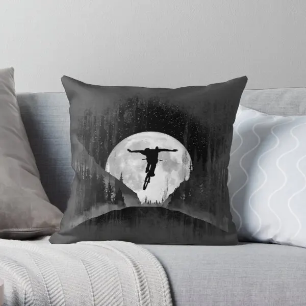 

Наволочка для подушки Mtb Hill с принтом, декоративный Модный чехол с квадратной талией для спальни, модные офисные подушки в комплект не входя...