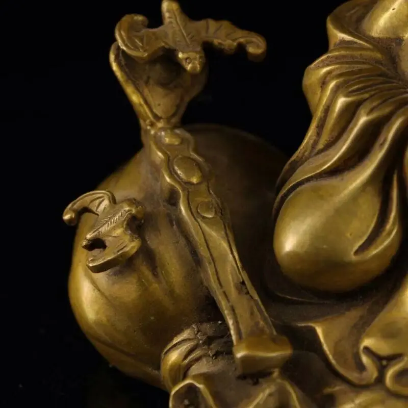 

Chinese Old copper handmade Maitreya Buddha ss46