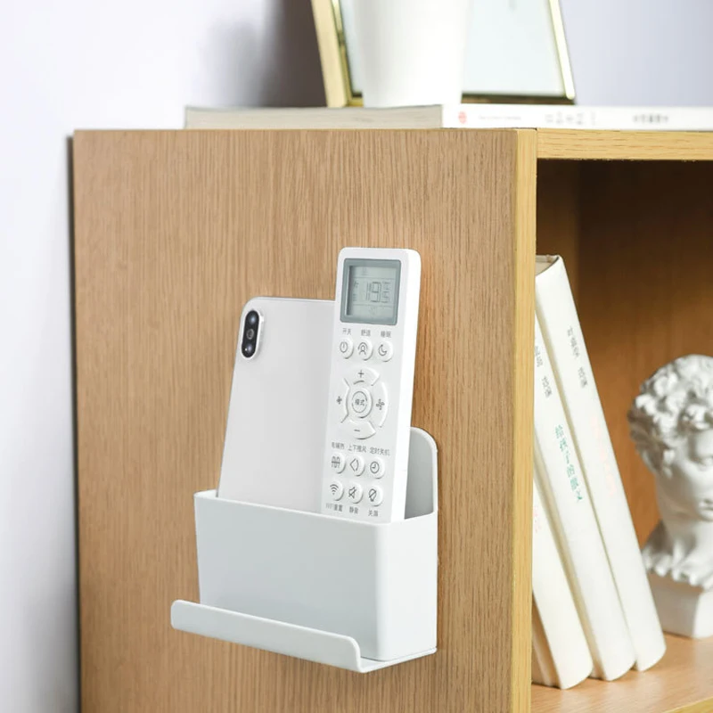 Настенный смонтированный органайзер ящик для хранения пульта дистанционного