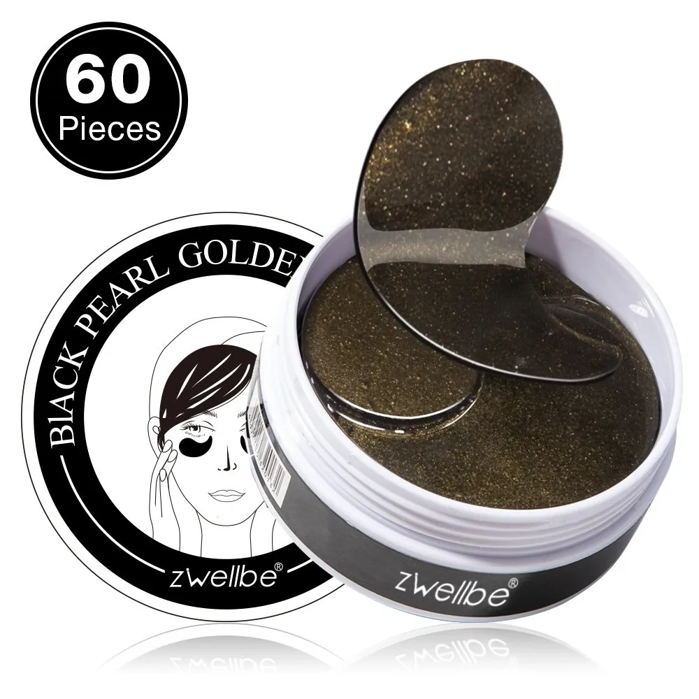 Черная жемчужина золотые маски для глаз 60 шт. гидрогелевые патчи ремонт удаления