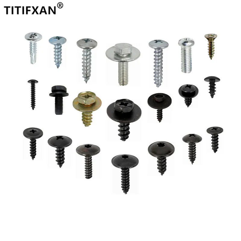 Автоматический брызговик M6 M4 M5 металлический саморез железное Крепление зажим