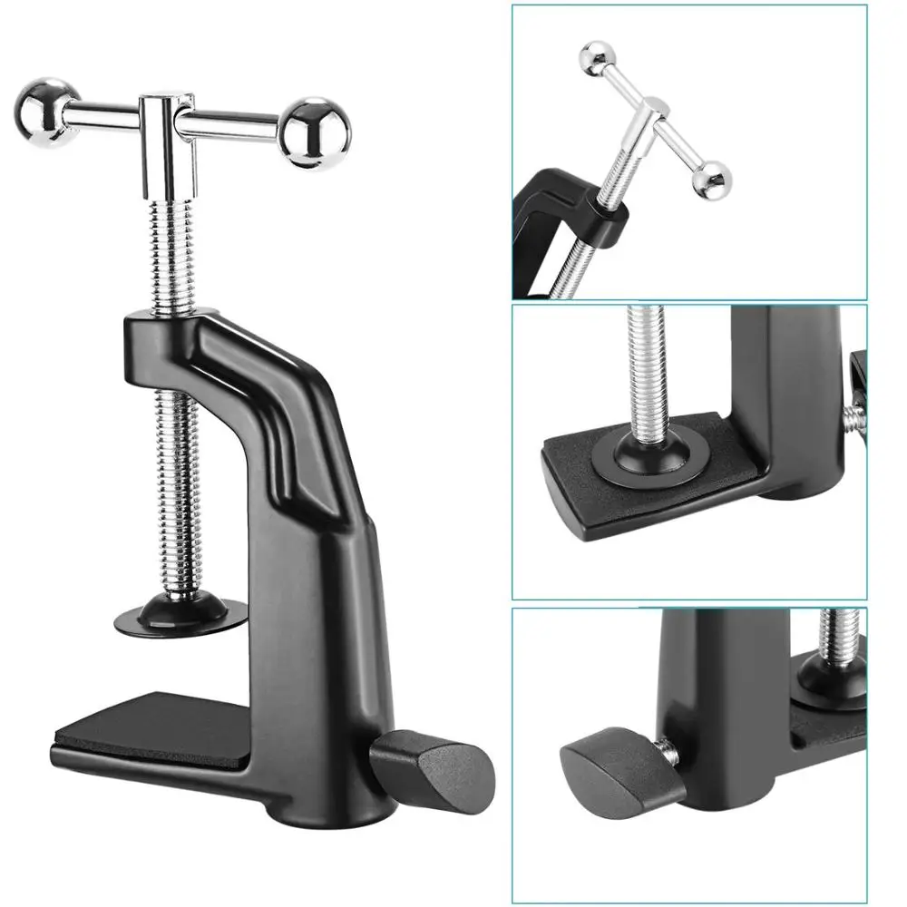 Металлический монтажный зажим Neewer для микрофона ножничная стойка с регулируемым