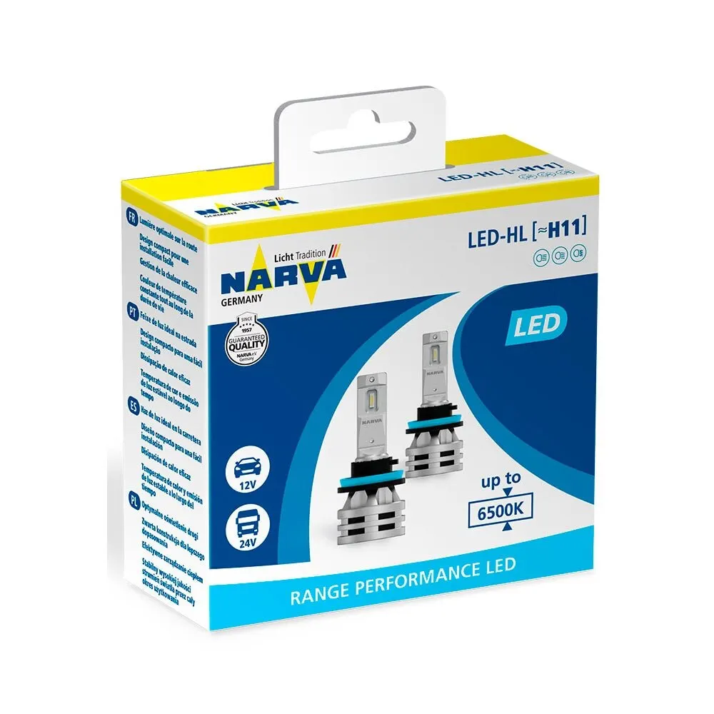 Narva Range Performance LED H11 6500K (2 шт.) 18048 | Автомобили и мотоциклы