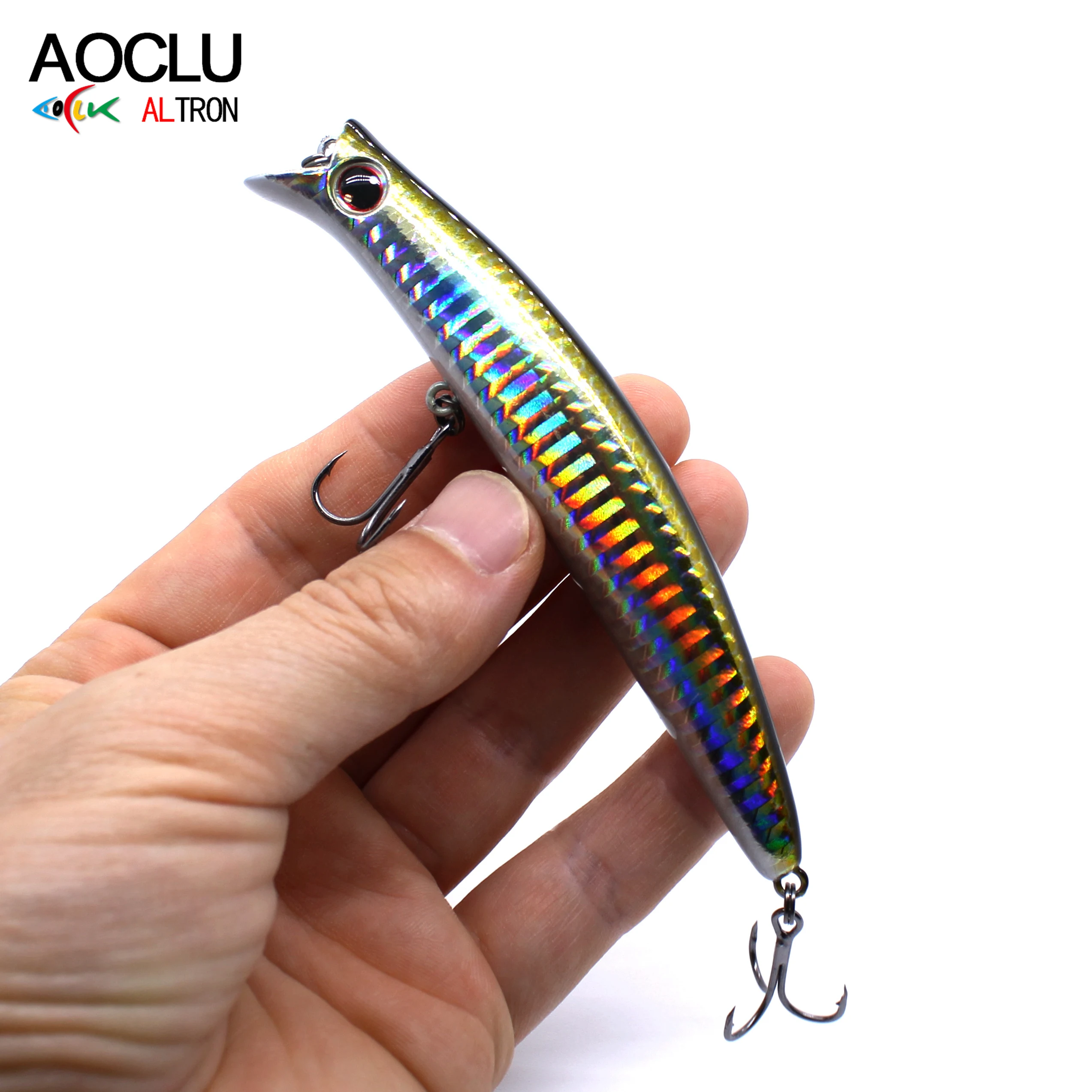 AOCLU Wobblers Super Quality 8 Colors 110mm 14.8g 90mm 13g Hard Bait Minnow Crankbait Fishing Lure Bass Fresh Salt Water Tackle