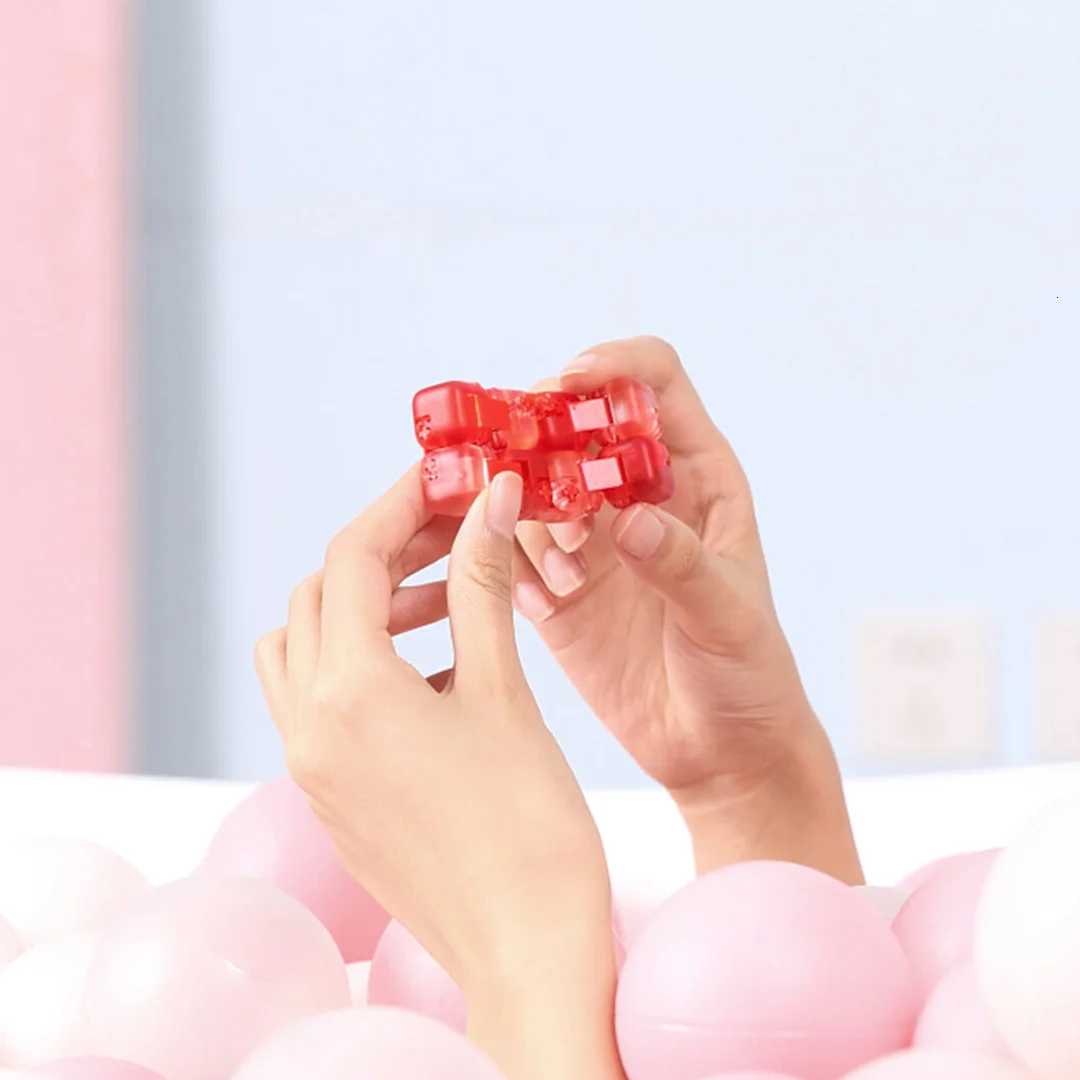 Новейшие Красочные Спиннеры Xiaomi пальцевые кирпичи интеллектуальные игрушки