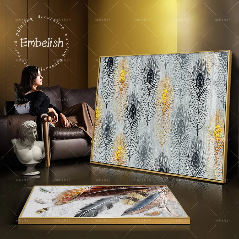 

1 Piece Beautiful Feathers Nordic Simple Wall Art HD Canvas Paintings For Living Room Modern Home Decor Pictures Office Artworks