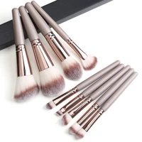 9pcesset multicolor professional makeup brushes foundation brushes powder contour eyeshadow blush blend makeup brushes