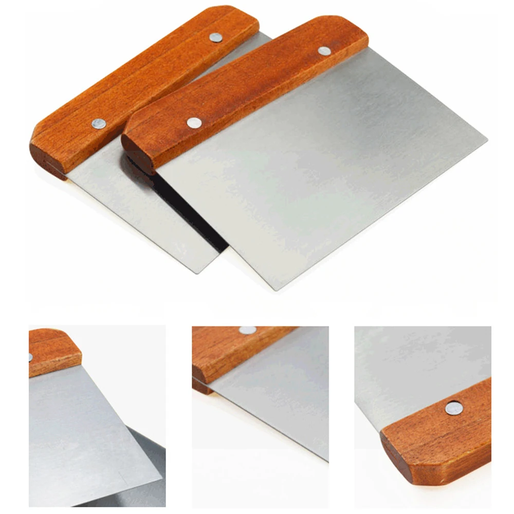 1 шт. скребок для теста из нержавеющей стали|Принадлежности выпечки| |