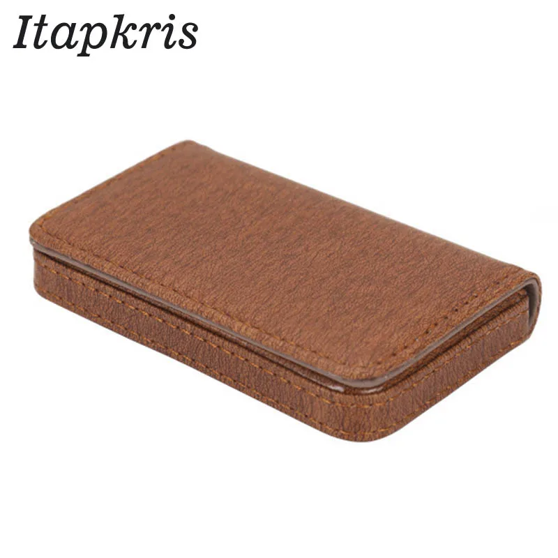 Itapkris Мужской PU кожаный ID держатель для кредитных карт Модный женский RFID Кошелек защитный держатель для банковской карты органайзер для путешествия черный