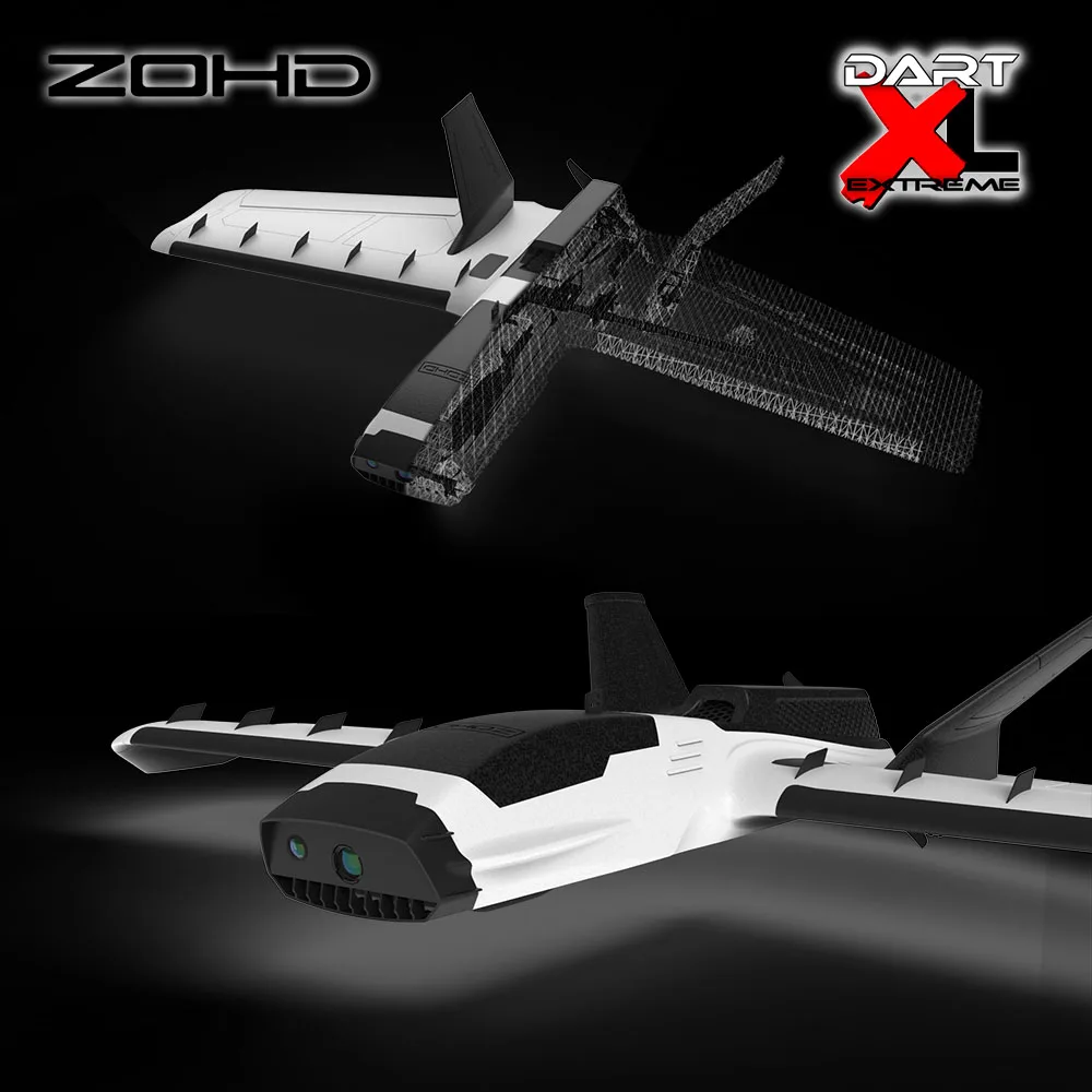 Новое поступление ZOHD Dart XL Экстремальный 1000 мм размах крыльев BEPP складывающийся гексакоптер FLV RC Самолетная фара вес летающее крыло наружные игрушки