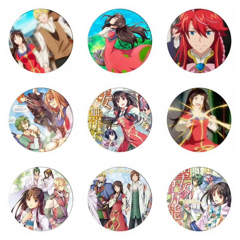 

Брошь Seijo no Maryoku wa Bannou Desu Значки для косплея Sei Takanashi, значок, значок для рюкзака, сумка для одежды