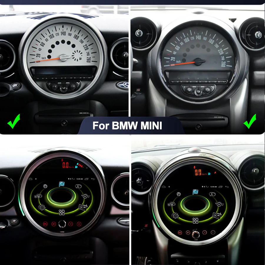 Android 10 0 Авторадио экран для MINI COUNTRYMAN R60 R54 COOPER GPS навигация радио головное