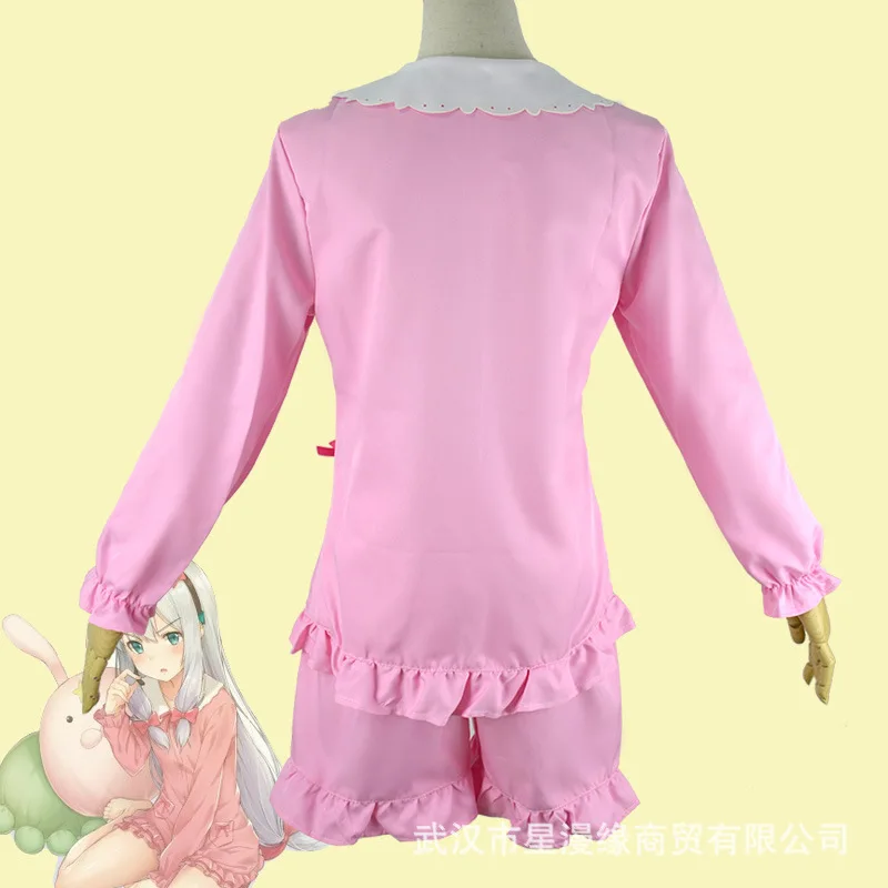 Аниме костюмы для косплея Eromanga-Sensei Изуми сагири розовые пижамы синяя куртка