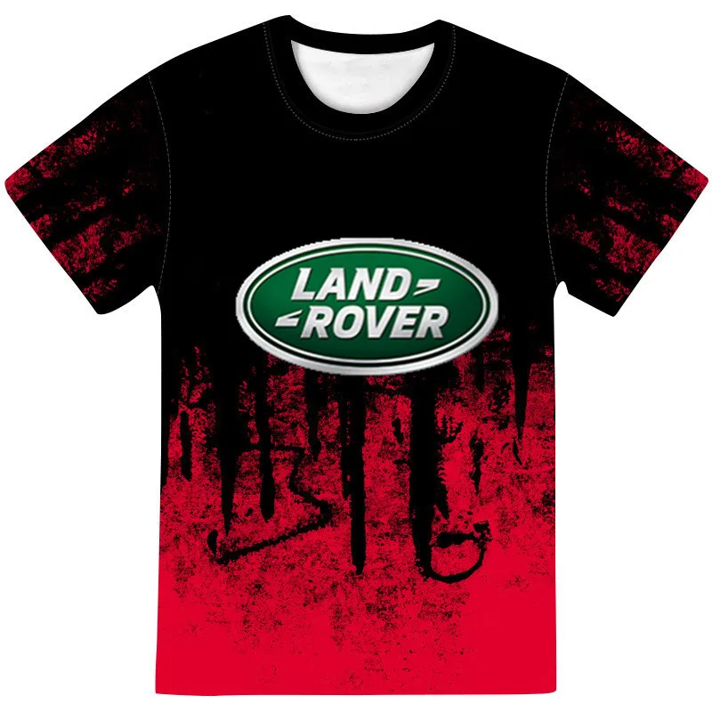 high quality hot selling brand t shirt mens fun 3d land rover car logo printing short sleeved mens fashion plus size slim fit free global shipping